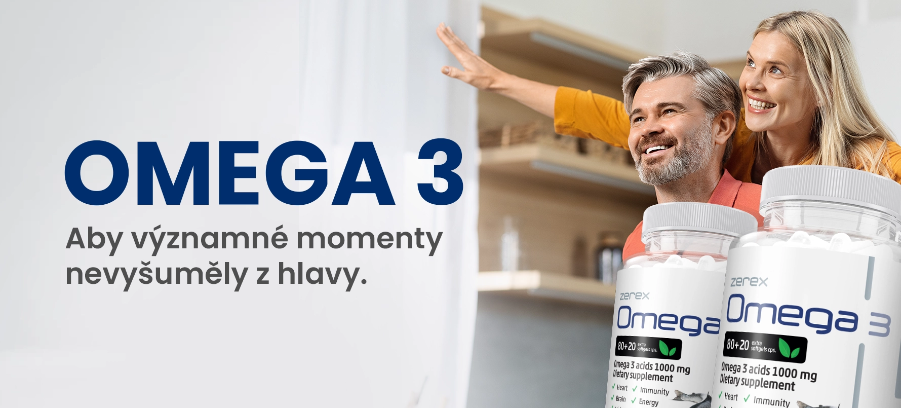 Zerex Omega 3 – rybí olej 1000 mg
